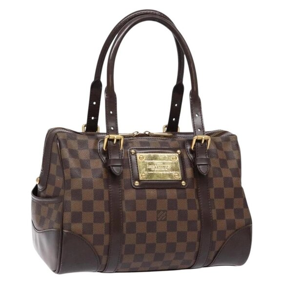 LOUIS VUITTON Damier Ebene Berkeley Hand Bag N52000 LV Auth 134725 - Picture 1 of 16